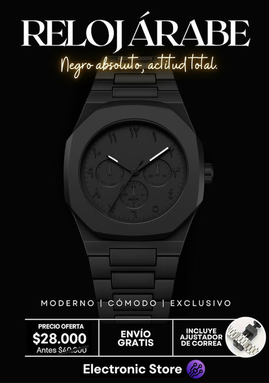 Reloj Árabe Black